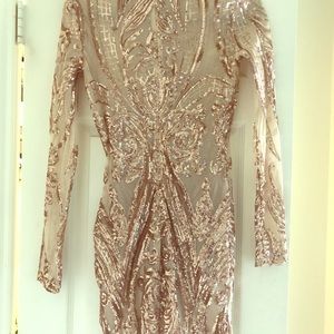 Sparkly gold dress